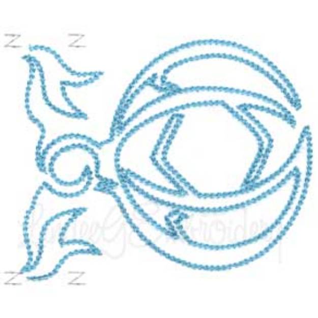 Picture of Ornament Continuous Border - Chain St. Machine Embroidery Design