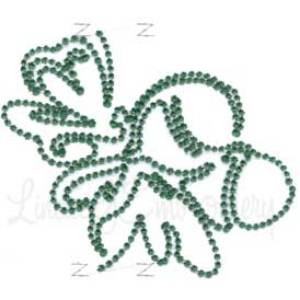 Picture of Candlewick Mistletoe Continuous Border Machine Embroidery Design