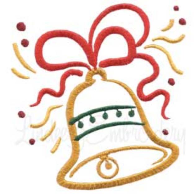 Picture of Bell Machine Embroidery Design