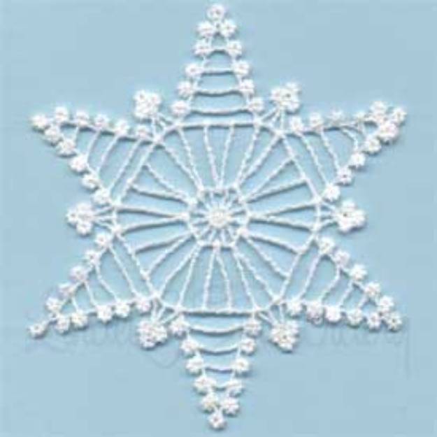 Picture of Winter Jewel Snowflake 2 Machine Embroidery Design