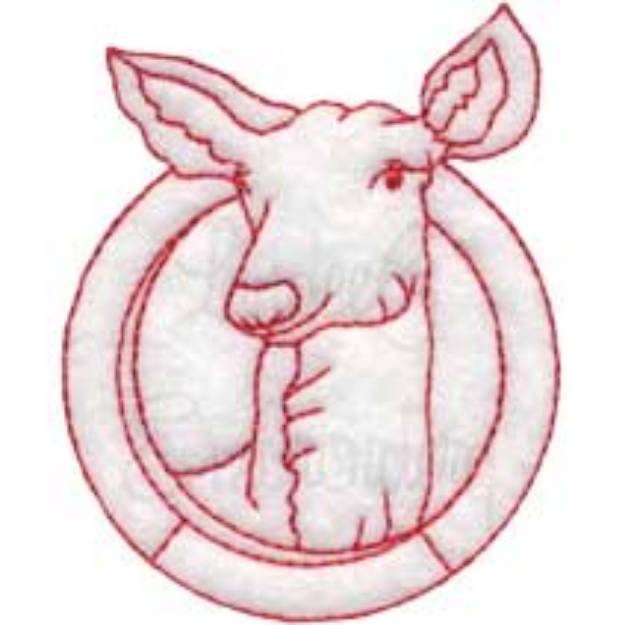 Picture of Deer Machine Embroidery Design