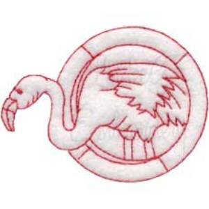 Picture of Flamingo Machine Embroidery Design