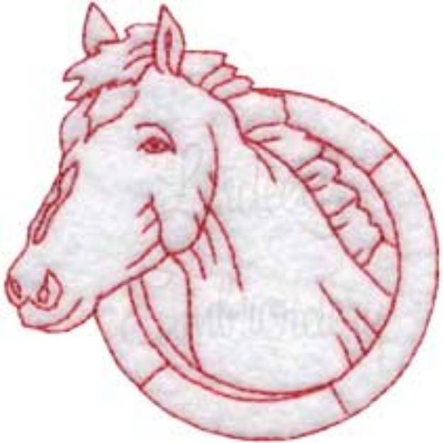 Picture of Horse Machine Embroidery Design