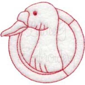 Picture of Goose Machine Embroidery Design