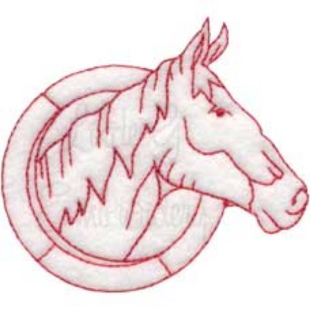 Picture of Horse Machine Embroidery Design