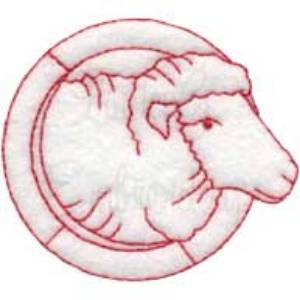 Picture of Sheep Machine Embroidery Design