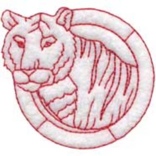 Picture of Tiger Machine Embroidery Design