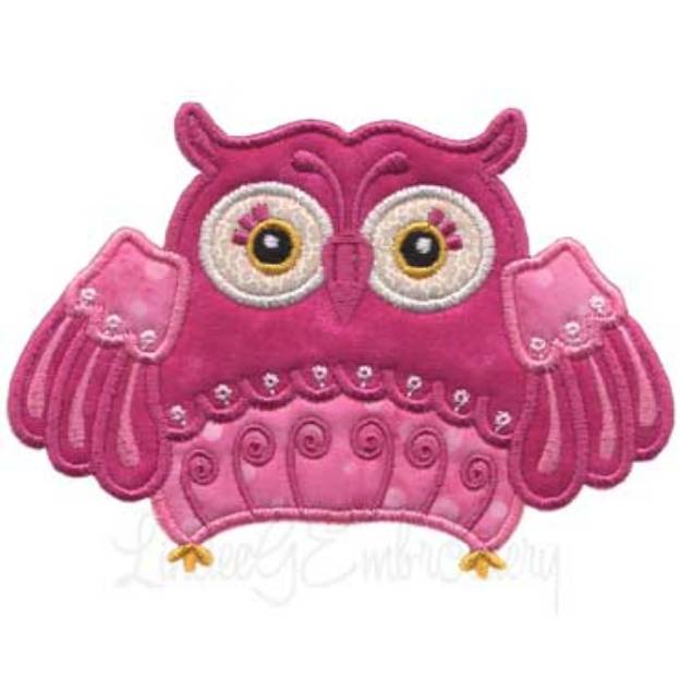 Picture of Owl 6 Machine Embroidery Design