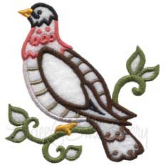 Picture of Bird Machine Embroidery Design