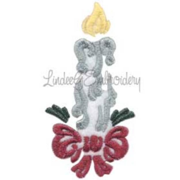 Picture of Candle Machine Embroidery Design