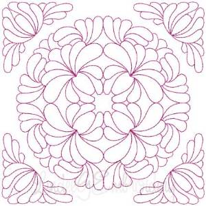 Picture of Quilt Block 07 (4 sizes) Machine Embroidery Design