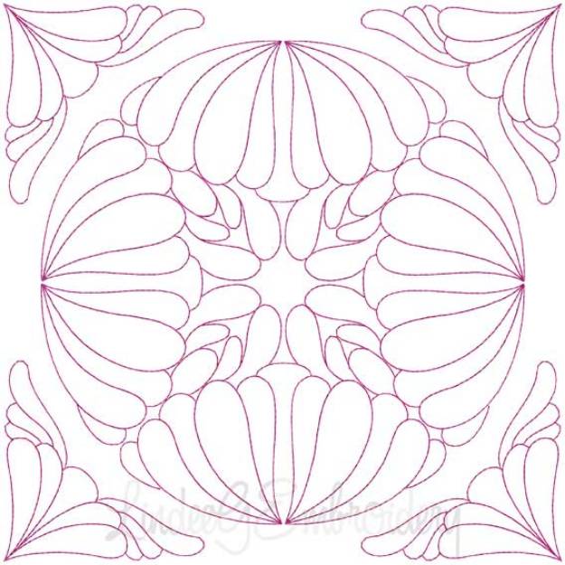 Picture of Quilt Block 03 (4 sizes) Machine Embroidery Design