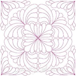 Picture of Quilt Block 05 (4 sizes) Machine Embroidery Design