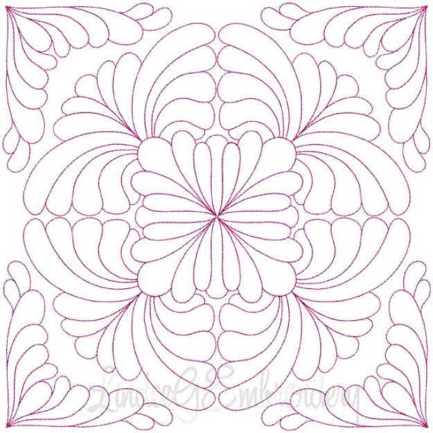 Picture of Quilt Block 05 (4 sizes) Machine Embroidery Design