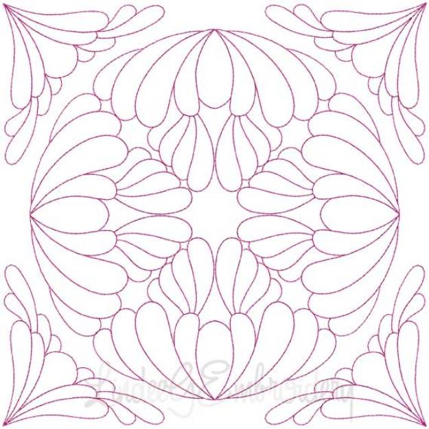 Picture of Quilt Block 11 (4 sizes) Machine Embroidery Design