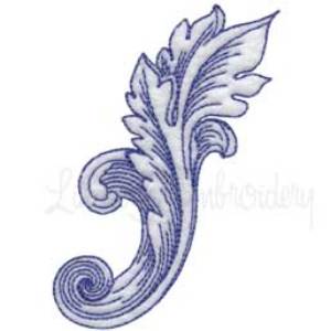 Picture of Baroque Scroll  Machine Embroidery Design