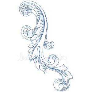 Picture of Baroque Scroll 0 Machine Embroidery Design