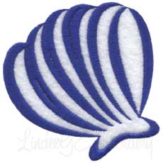 Seashell - satin Machine Embroidery Design