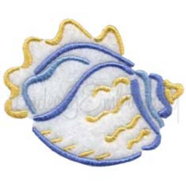 Picture of Seashell Machine Embroidery Design