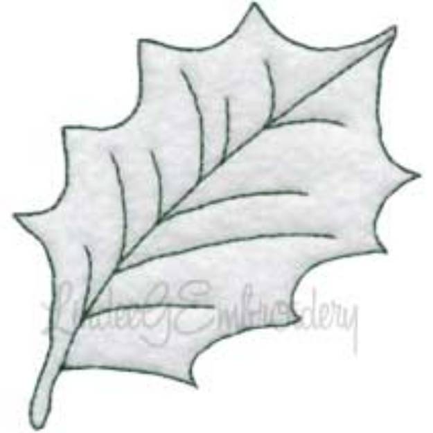 Picture of Holly Machine Embroidery Design