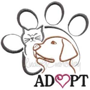 Picture of Adopt Machine Embroidery Design