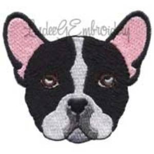 Picture of French Bulldog Machine Embroidery Design