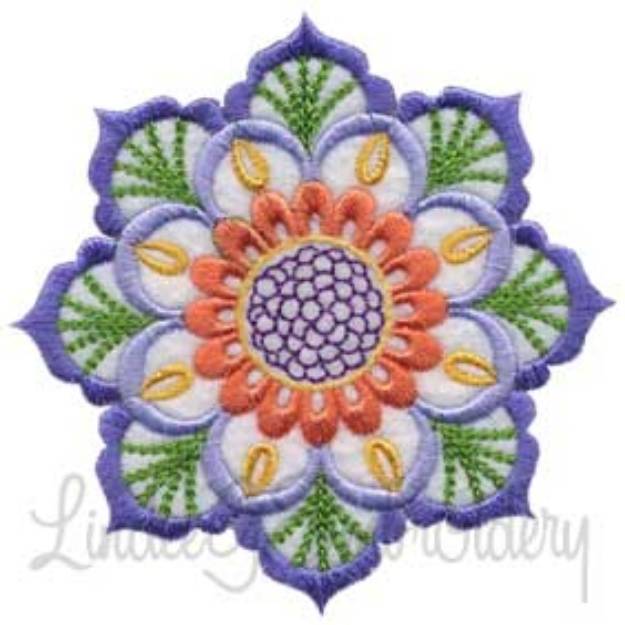 Picture of Mandala Flower 0 Machine Embroidery Design
