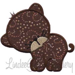 Picture of Applique Bear Machine Embroidery Design