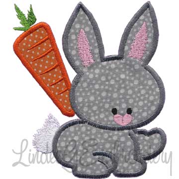 Applique Bunny Machine Embroidery Design
