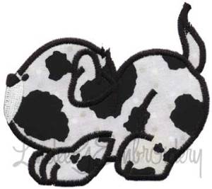 Picture of Applique Puppy Machine Embroidery Design