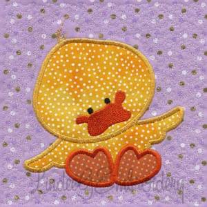 Picture of Applique Duck - Quilted Machine Embroidery Design