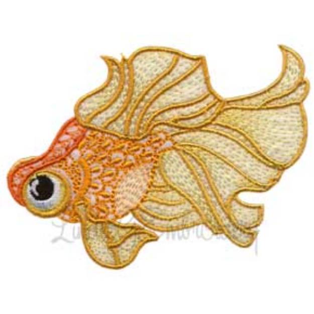 Picture of Goldfish Machine Embroidery Design