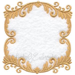 Picture of Scrolly Heirloom Frame 5 (3 sizes) Machine Embroidery Design