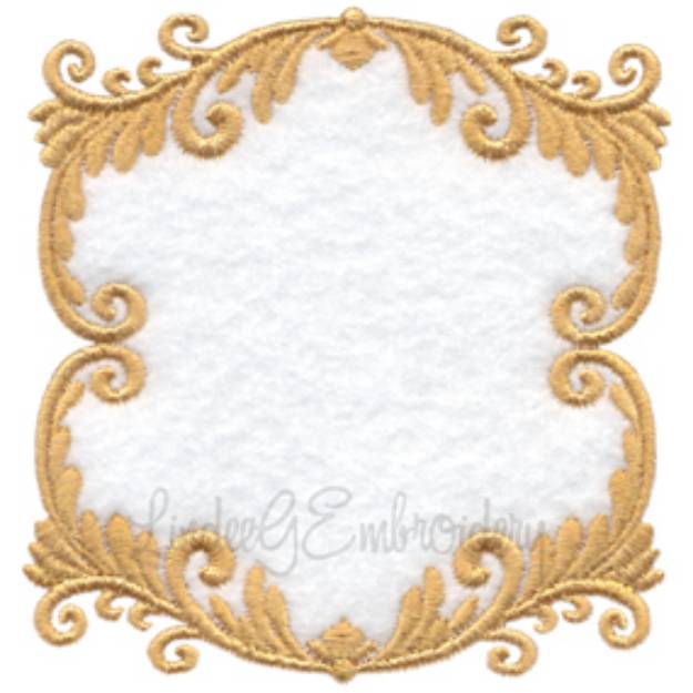 Picture of Scrolly Heirloom Frame 5 (3 sizes) Machine Embroidery Design