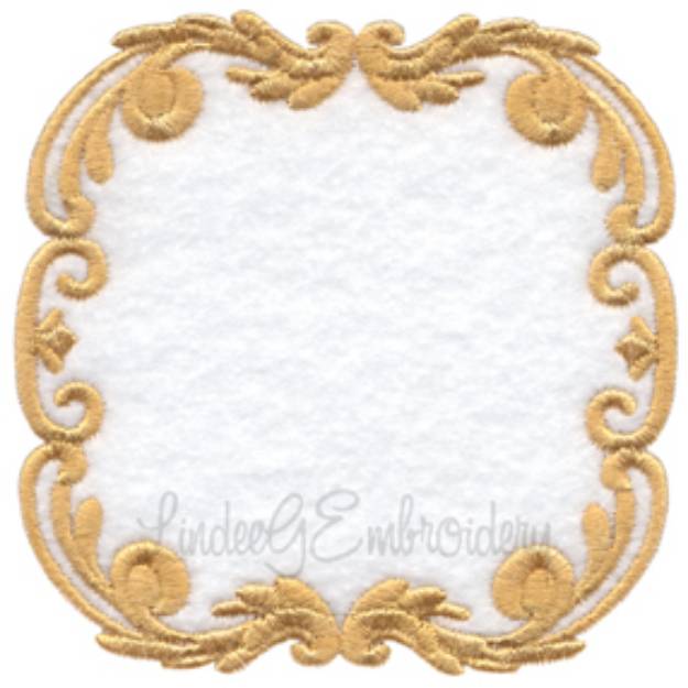 Picture of Scrolly Heirloom Frame 9 (3 sizes) Machine Embroidery Design