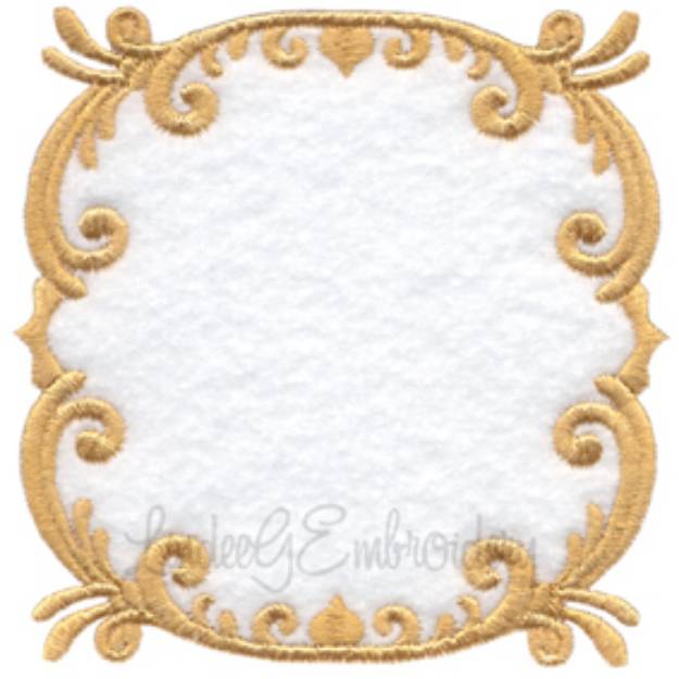 Picture of Scrolly Heirloom Frame 10 (3 sizes) Machine Embroidery Design