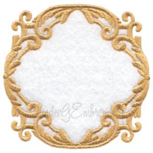 Picture of Scrolly Heirloom Frame 11 (3 sizes) Machine Embroidery Design