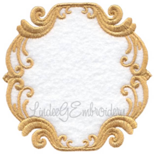 Picture of Scrolly Heirloom Frame 12 (3 sizes) Machine Embroidery Design