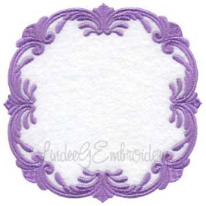 Picture of Scrolly Heirloom Frame 7 (3 sizes) Machine Embroidery Design