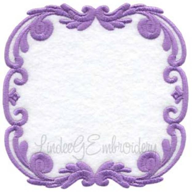 Picture of Scrolly Heirloom Frame 9 (3 sizes) Machine Embroidery Design