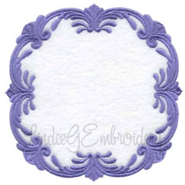 Picture of Scrolly Heirloom Frame 7 (3 sizes) Machine Embroidery Design