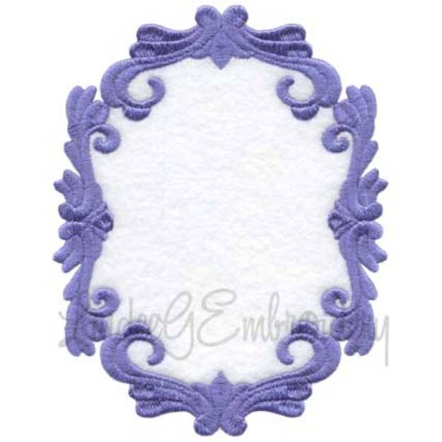 Picture of Scrolly Heirloom Frame 8 (3 sizes) Machine Embroidery Design