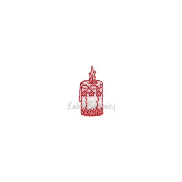 Picture of Candle Machine Embroidery Design