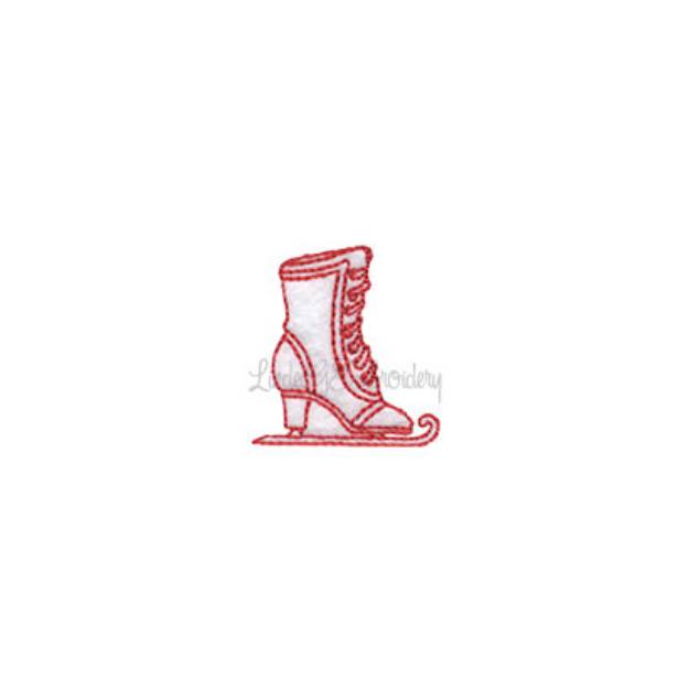 Picture of Ice Skate Machine Embroidery Design