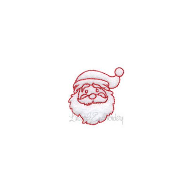 Picture of Santa Machine Embroidery Design