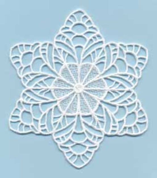 Picture of FSL Snowflake 03 (2 sizes) Machine Embroidery Design