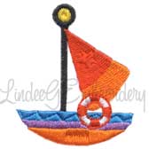 Sailboat 2 Machine Embroidery Design