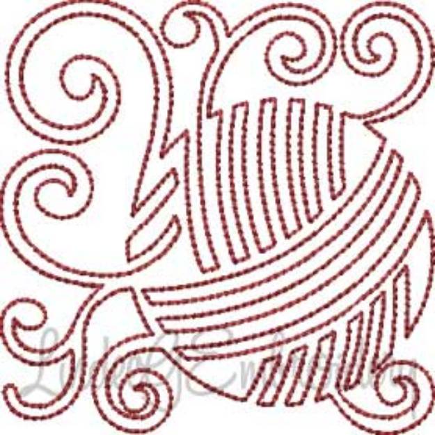 Picture of Yarn (5 sizes) Machine Embroidery Design