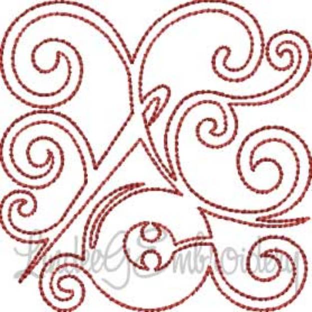 Picture of Needle & Thread (5 sizes) Machine Embroidery Design