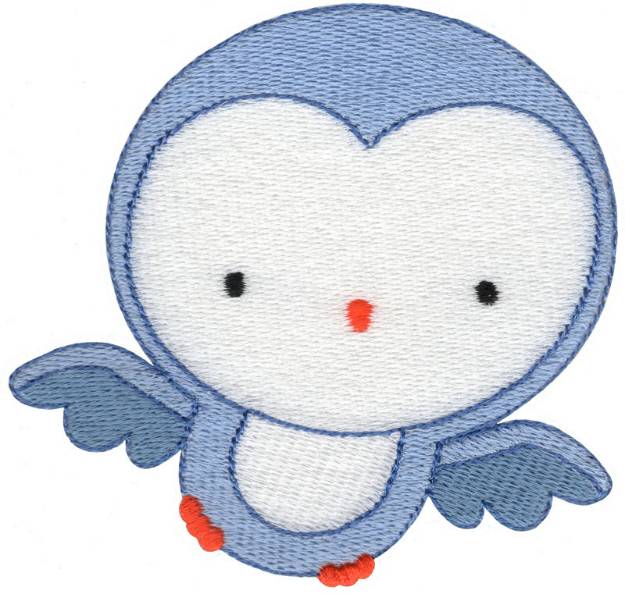 Picture of Adorable Owl Machine Embroidery Design